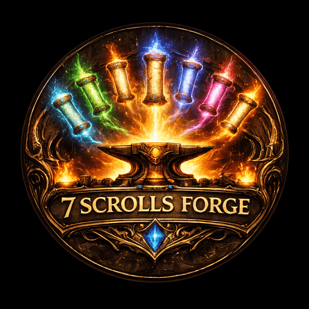 7 Scrolls Forge circular logo